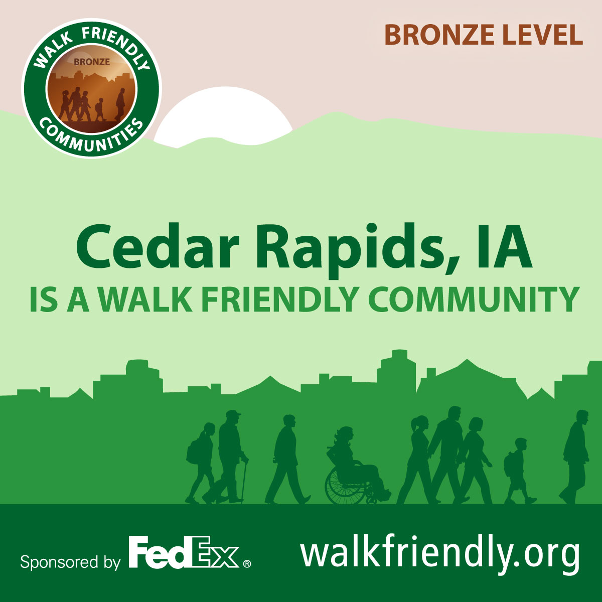 Walk Friendly Communities full logo